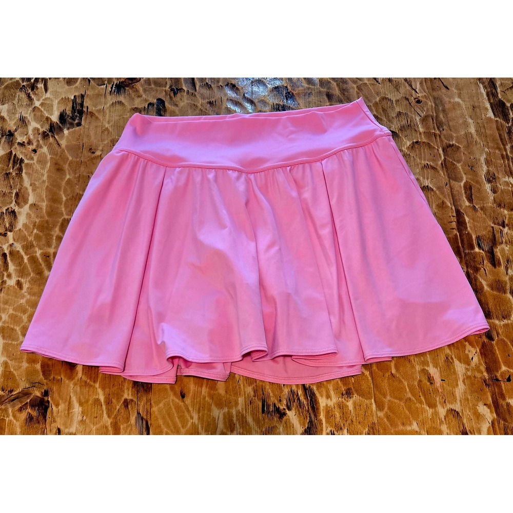 Gilly Hicks Pink Active Skort Athletic Tennis Golf Skirt with Shorts Womens L